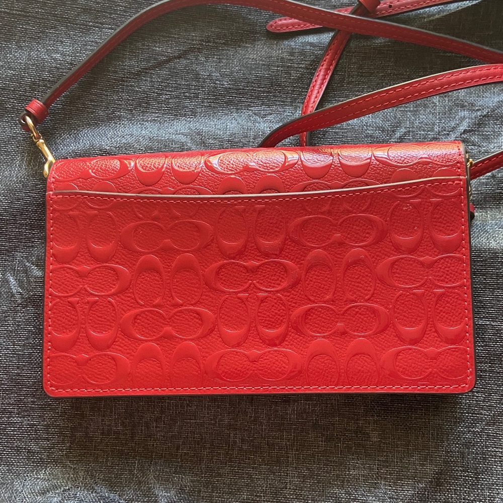 Coach Anna Foldover Crossbody Clutch EUC like new! - Picture 3 of 11